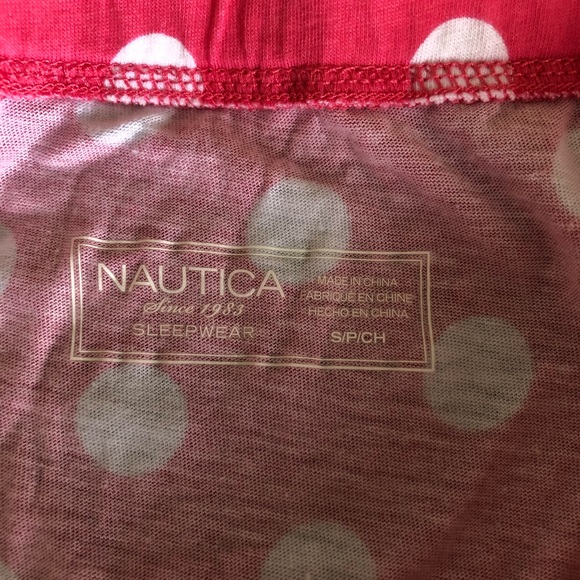 Nautica Sleepwear Polka Dot Pajama Shorts - Picture 3 of 6